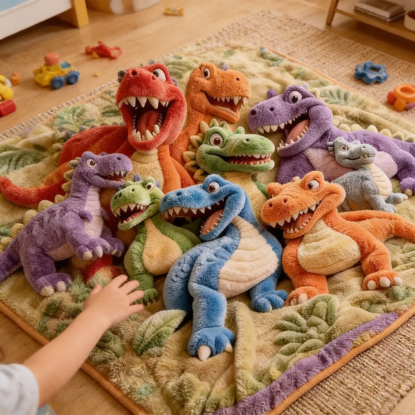 The 3D Dinosaur Sensory Blanket