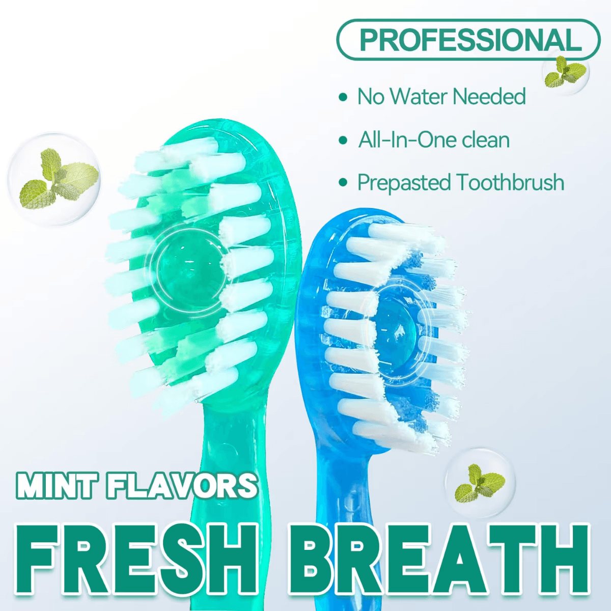 Complete 5-in-1 Travel Smile Set: Mini Toothbrush, Floss, Tongue Scraper & Toothpick
