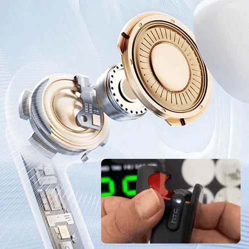 Pro AI Translator Earbuds + HD Touch Screen