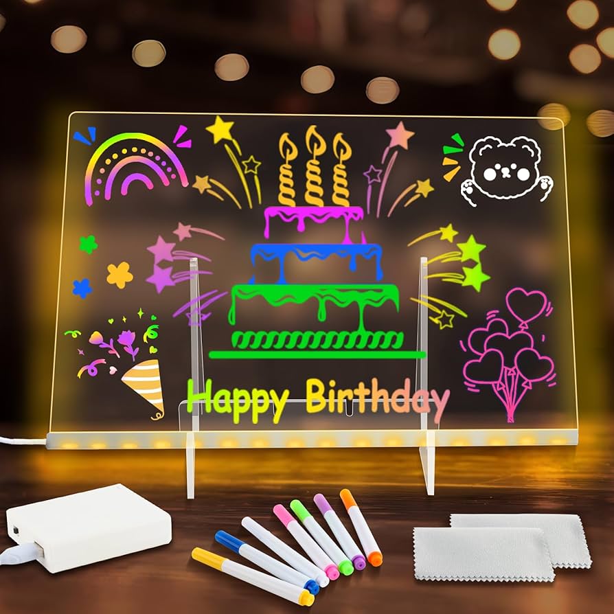 Personalized LED Note Board with Colors