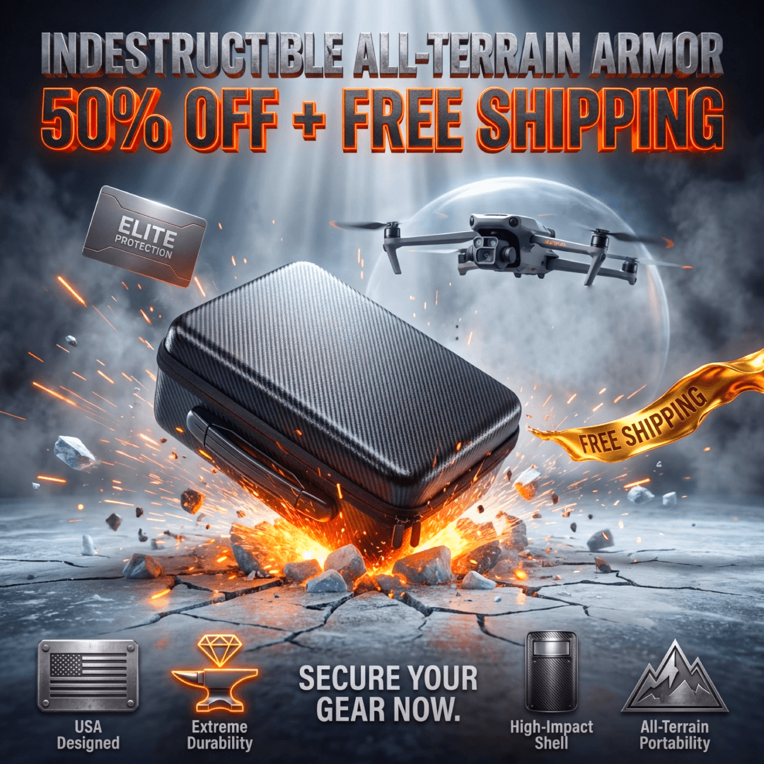 Take Your Drone Anywhere With Our Portable Case