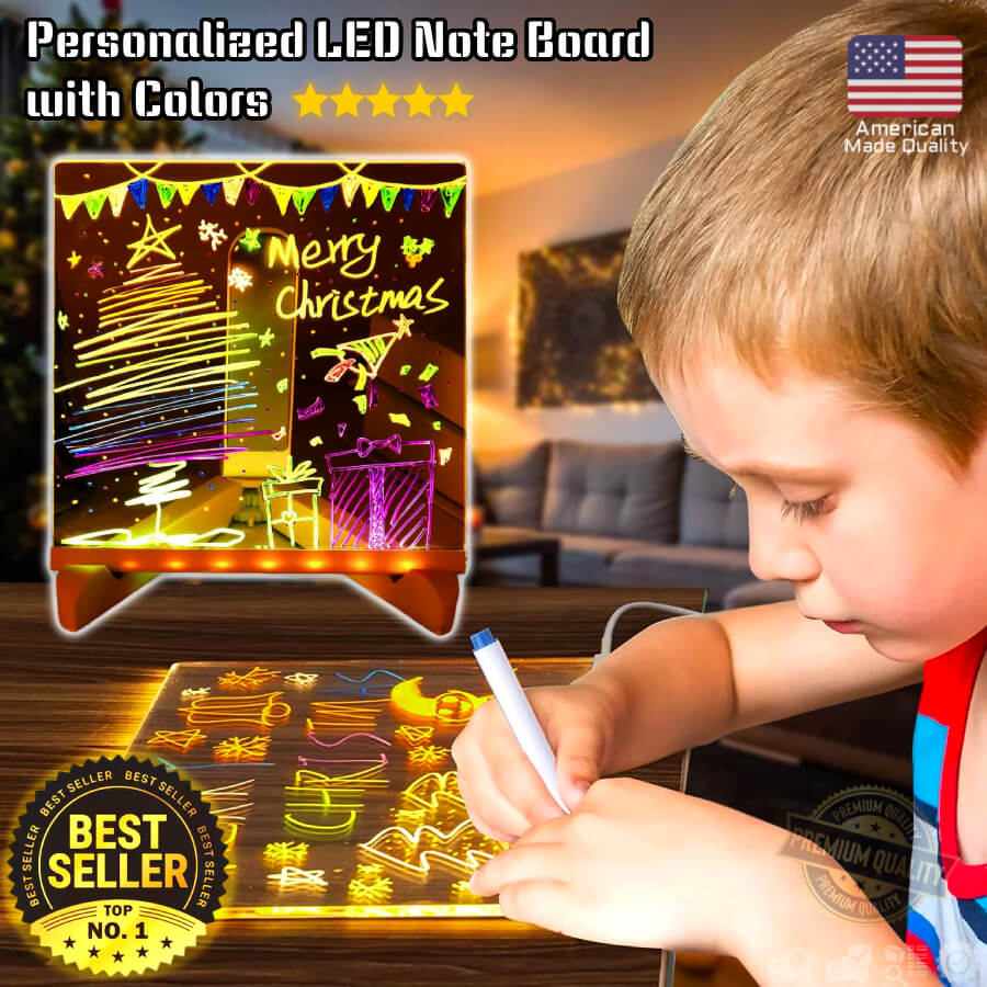 Panel Led Note Card Personalized LED Note Board with Colors — Aiteec